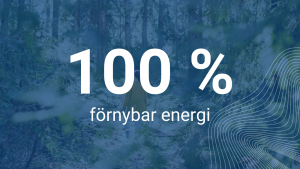 100 % förnybar energi