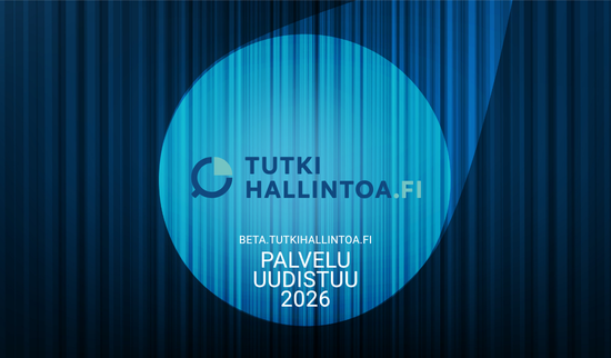 Tervetuloa tutustumaan uudistuvaan palveluun