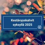 Kestävyyskahvit syksyllä 2025