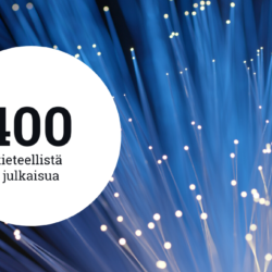400 tieteellistä julkaisua.