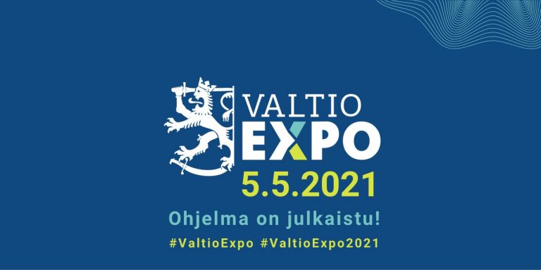 Valtio Expo 2021 järjestetään verkossa 5.5.2021. Ohjelma on julkaistu.